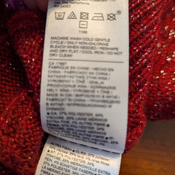 Athleta Crossroads Red Sweater - Picture 7 of 7